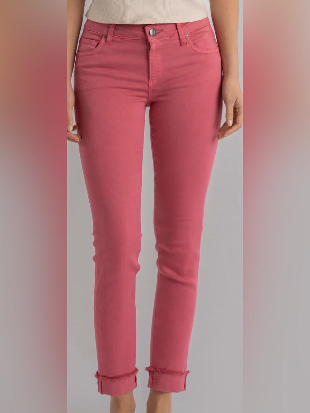 Kut from the Kloth Amy Crop Straight Leg Jeans
